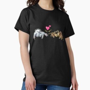 Cute Jumping spiders in love. — graphic tee